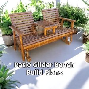 Patio Glider Bank Glider Houtbewerking Bouwplan