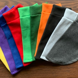 Fleece Dog Sweaters Standard Sizes // Fleece pet shirt // puppy sweater // warm dachshund clothing // cat sweaters //