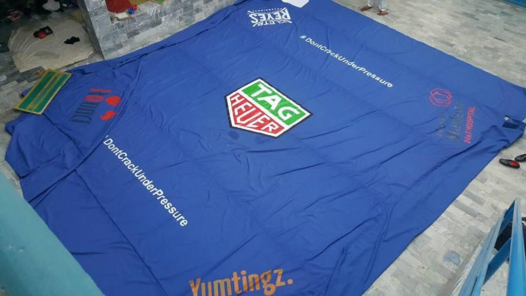 Customized Boxing Ring Canvas Mat Cover MMA Wrestling UFC - Etsy