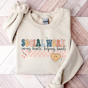 Social Worker Sweatshirt, Social Worker Gift, Social Work Gift, Social Worker Crewneck, Social Worker Graduation, MSW Gift, LCSW Gifts, LMSW