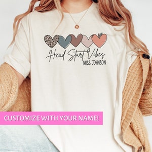 Head Start Teacher Shirt, Headstart Shirts, Early Head Start Shirt, Teacher Staff Shirts, Custom Back To School Shirt, First Day of School