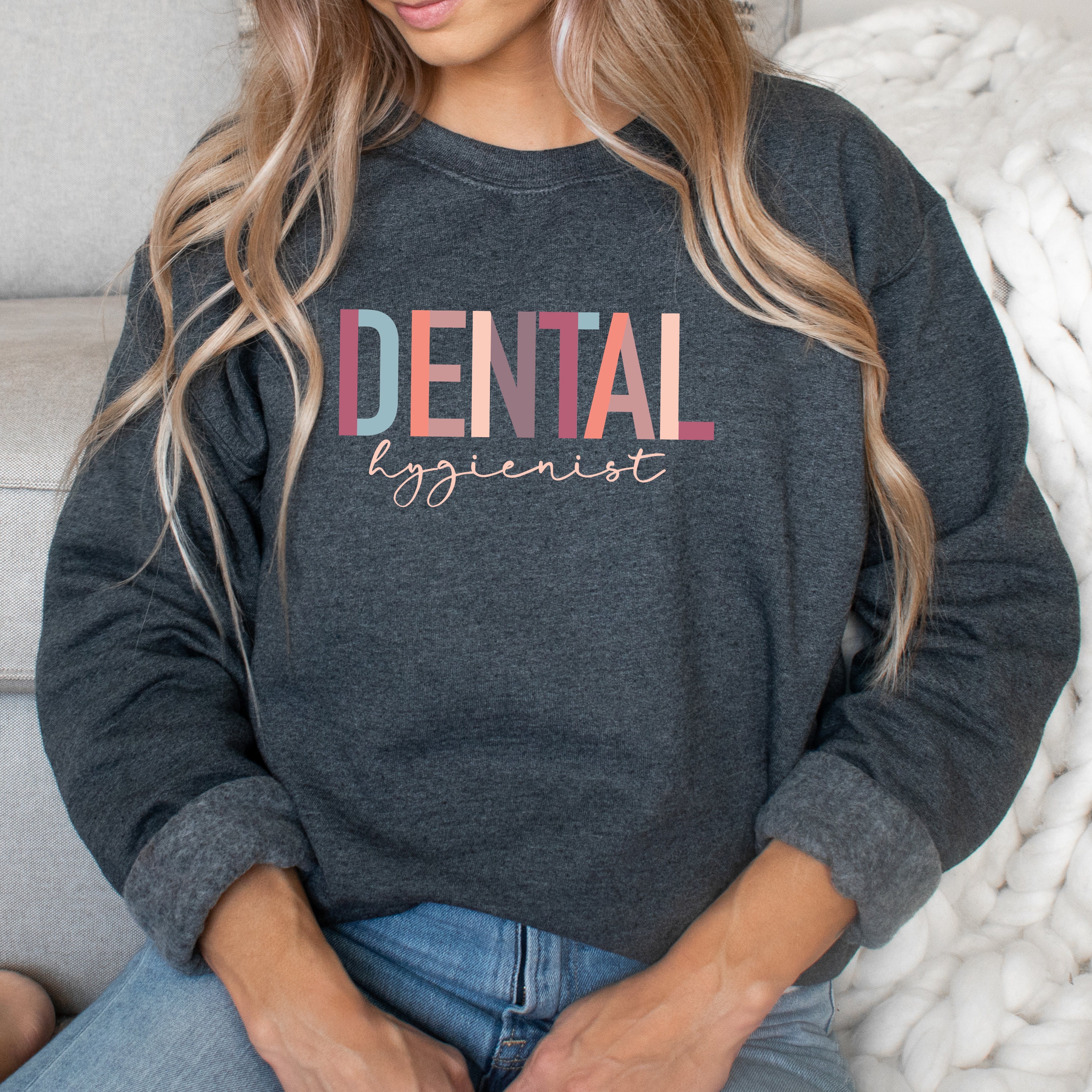 Dental Hygienist Crewneck Sweatshirt for Dental Assistants Etsy