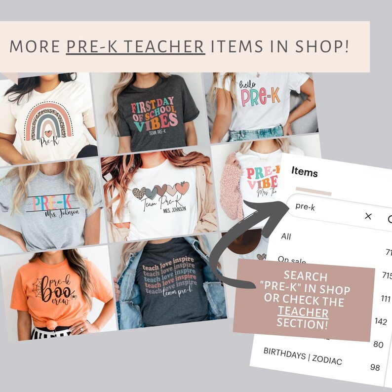 team-pre-k-teacher-shirt-personalized-first-day-of-school-pre-etsy