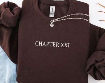 21st Birthday Sweatshirt Chapter 21 Roman Numeral Sweatshirt 21st Birthday Gift for Her 21st Birthday Gifts for Girls 21st for Daughter 2004