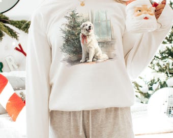 Great Pyrenees Sweatshirt Christmas Great Pyrenees Great Pyrenees Gifts Great Pyrenees Shirt Great Pyrenees Tshirt Nostalgic Christmas