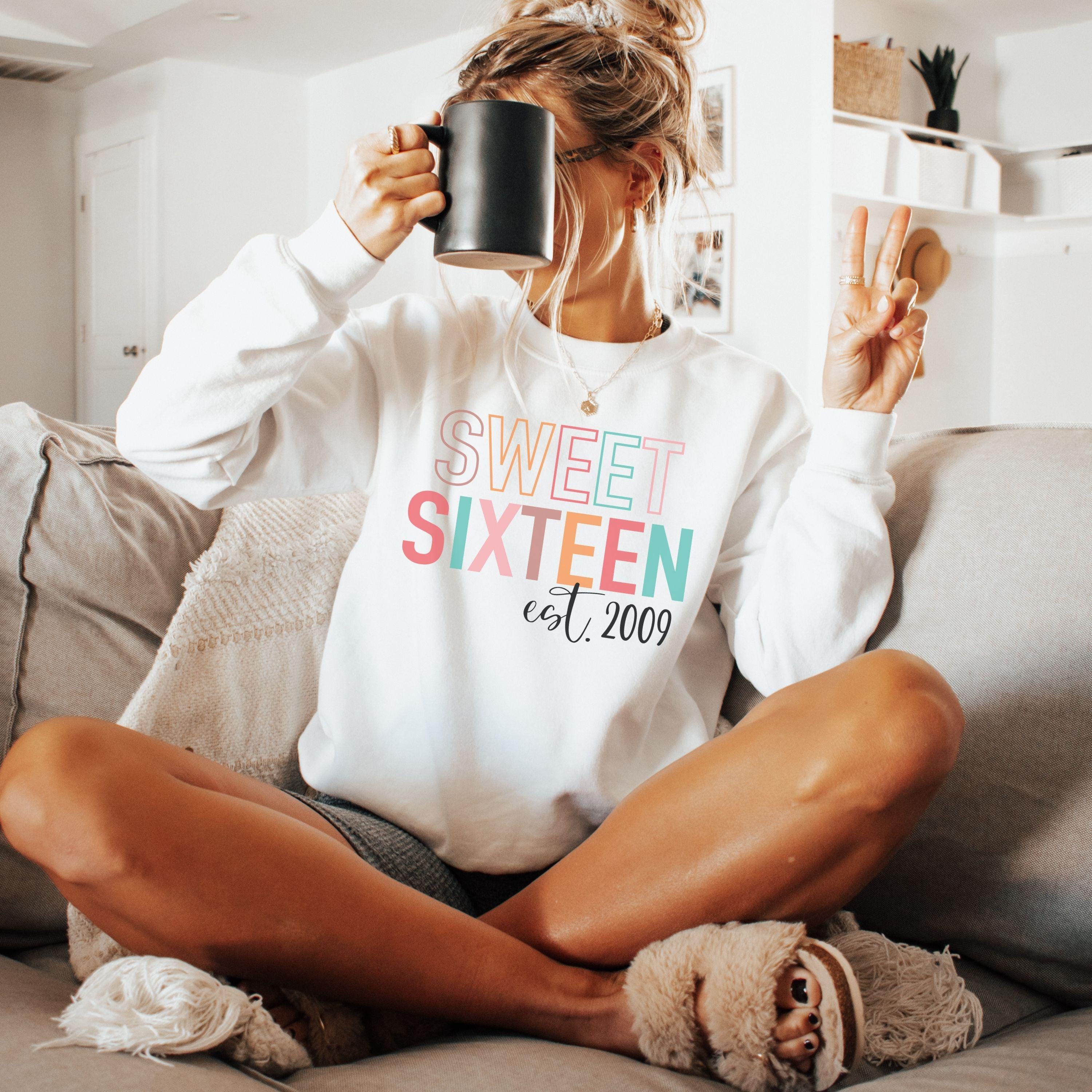 16th Birthday Sweet 16 Hoodies Hello Birthday Custom Women's