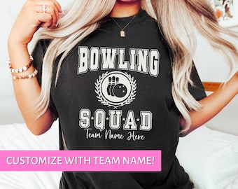 Bowling Shirt Custom Bowling Shirts Bowling Gift for Bowlers Funny Bowling Shirt Women Bowling Team Shirts Personalized Bowling Shirt