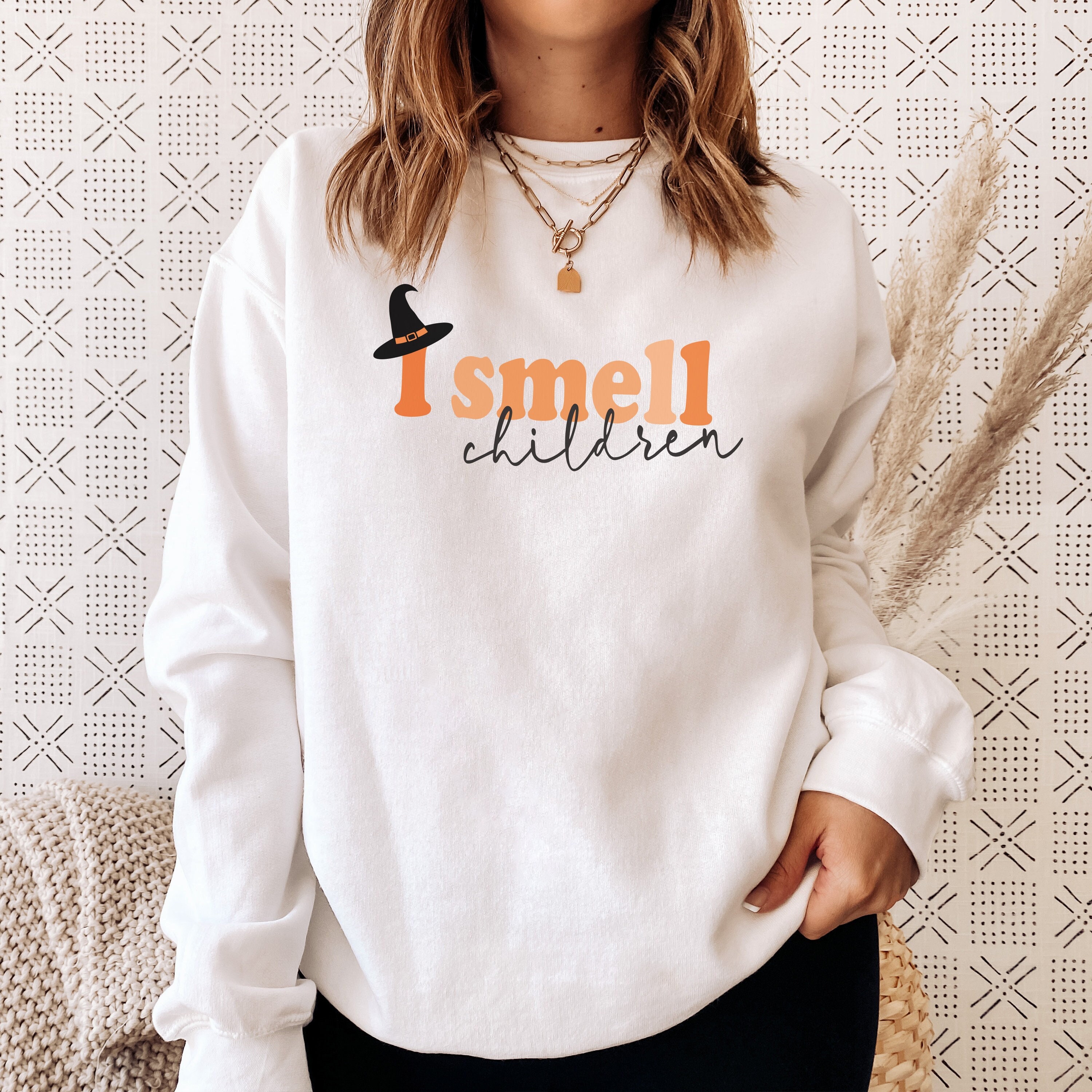 I Smell Children Sweatshirt, Momster Shirt, Mom Halloween Sweatshirt,…