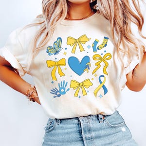 Coquette Down Syndrome Shirt Comfort Colors® World Down Syndrome Day Down Syndrome Awareness Shirt 3 21 Day Trisomy 21 Down Syndrome Mom