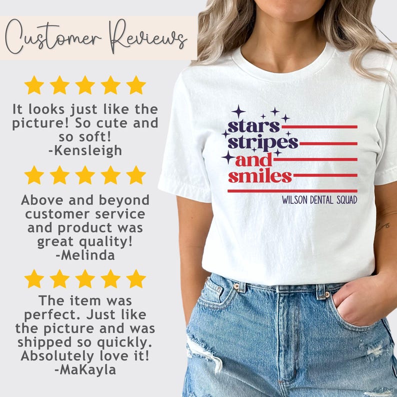 Camiseta dental del 4 de julio Regalos de higiene dental Camiseta de asistente dental Regalos para consultorio dental Equipo dental pediátrico Higienista dental Blanco