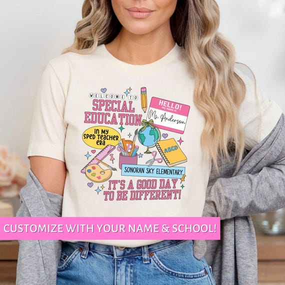 Special Education Teacher Shirt Sped Teacher Shirt Special Ed Shirt Autism Teacher Shirt Life Skills Shirt Paraprofessional In My Para Era