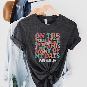 Swim Mom Shirt, Swimmer Mom, Swim Mom Tshirt, Swimmer Coach Gifts, Swim Team Mom, Swim Mom Tee, Sorry Can&#39;t Swim Meets, Mother&#39;s Day Gift