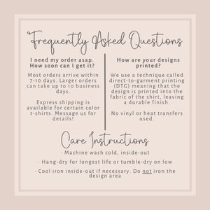 a poster with the words frequently asked questions