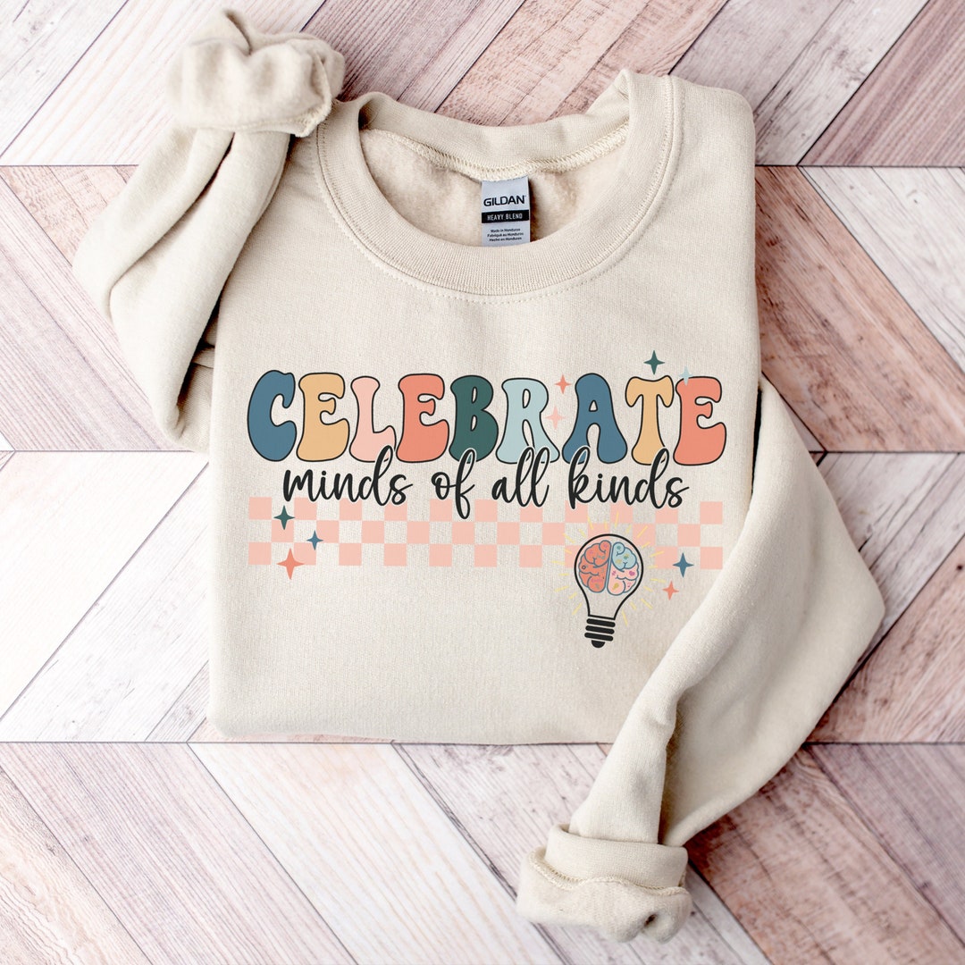 Floral Autism Awareness Shirt - Celebrate Minds Of All Kinds Teacher & Special Education Tee