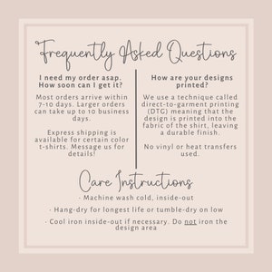 a poster with the words frequently asked questions