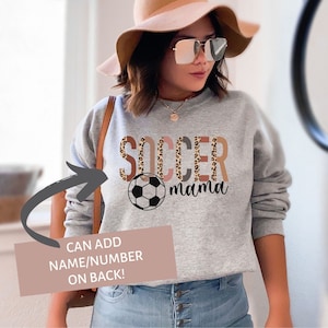 Soccer Mom Sweatshirt, Soccer Mom Gift, Soccer Mom Hoodie, Soccer Mom T Shirt, Soccer Shirt Women, Soccer Shirt With Number, Soccer Mama