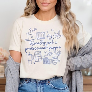 Speech Therapy Shirt Professional Yapper SLP Shirt Speech Shirt Speech Therapy Gift Speech Teacher SLP Gifts Speech Therapist Shirt Spring