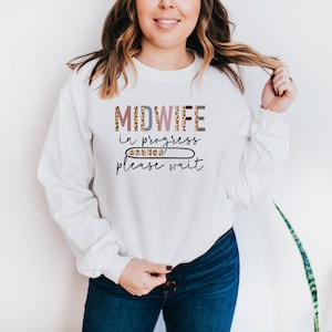 Future Midwife, Student Midwife Gift, Student Midwife Shirt, Midwife in Progress, Midwifery Student, Midwife gift, Midwife Student Gifts