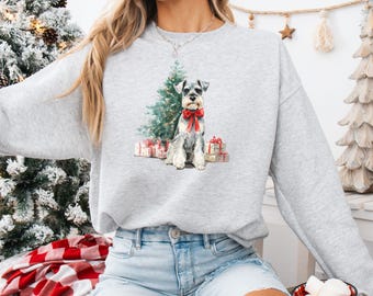 Schnauzer Sweatshirt Christmas Schnauzer Sweatshirt Schnauzer Gift Mini Schnauzer Gifts Giant Schnauzer Sweater Black Schnauzer Shirt