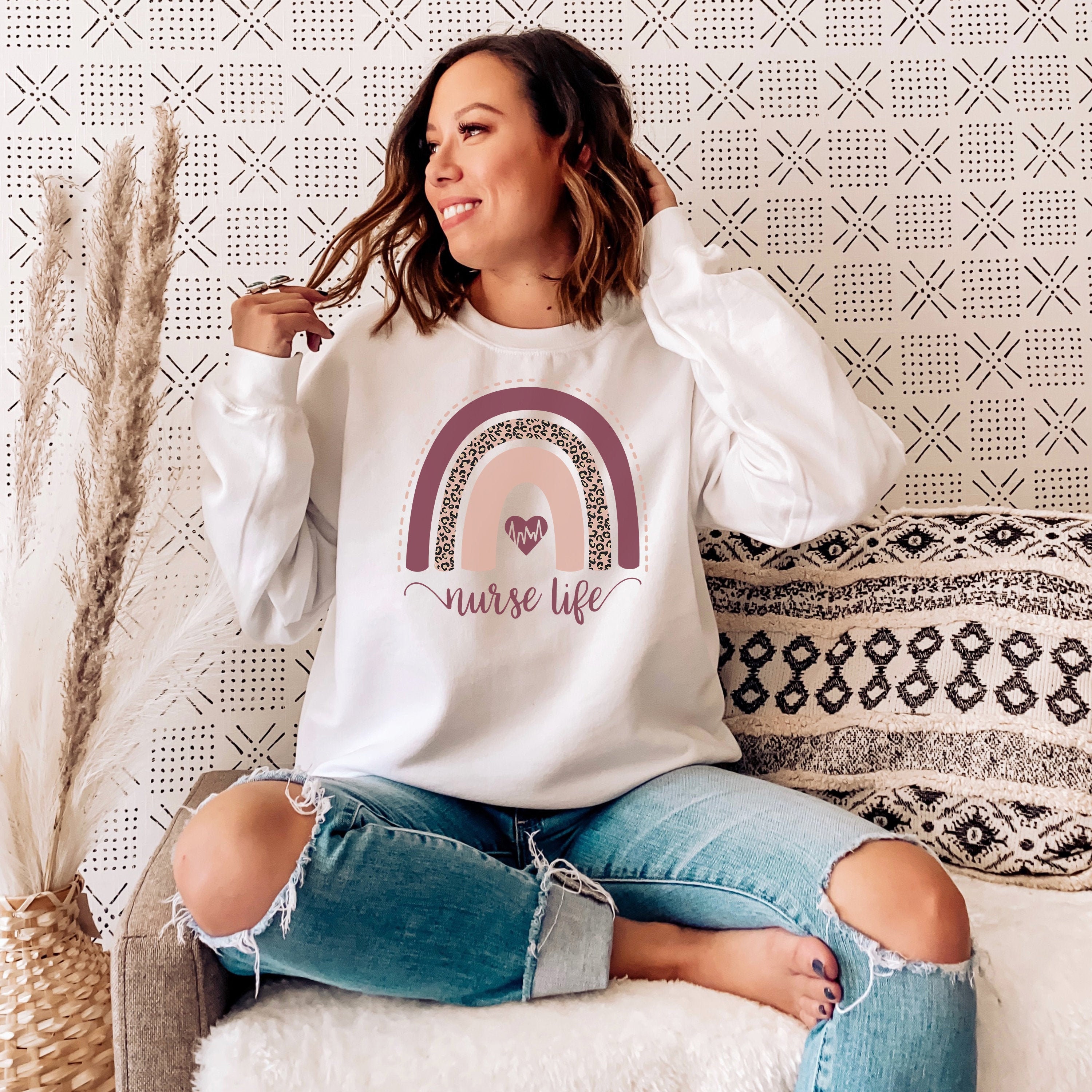 Nurse Life Sweatshirt Women, Christmas Gifts For Nurses, Secret Santa…