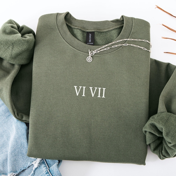 67 Sweatshirt Roman Numeral Sweatshirt 6 7 Teacher Shirt Teacher 6 7 6-7 Teacher 6-7 Shirts for Teachers Six Seven Sweatshirt Six Seven Meme