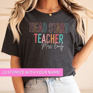 Head Start Teacher Shirt, Headstart Shirts, Early Head Start Shirt, Teacher Staff Shirts, Custom Back To School Shirt, First Day of School
