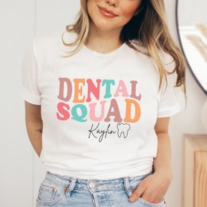 Dental Team Shirts, Dental Office Gifts, Dental Shirts for Team, Pediatric Dentist Gifts, Pediatric Dental Shirt, Dental Squad Shirt, Tooth