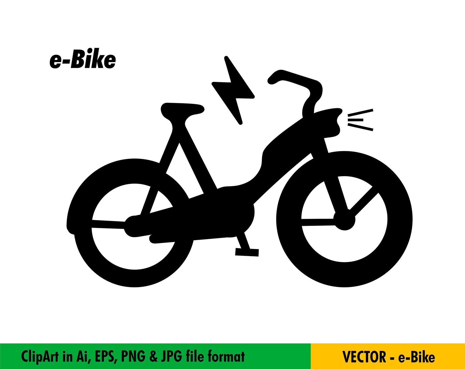 EBike Clipart eBike Clipart Fahrrad Vektor Fahrrad Etsy Schweiz