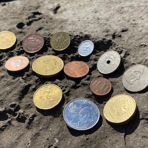 13 International Coins Collection / Indonesia, EU, France, Italy, Czech Republic, New Zealand, Norway, Denmark, US, England / 2000-2016