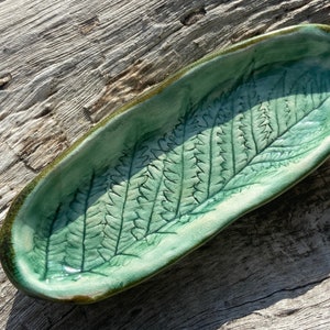 Hawaiian Fern Loose Incense Dish - Handmade, Unique, One of a Kind, Handcrafted, Sacred Incense Burner, Ceremonial Incense Dish
