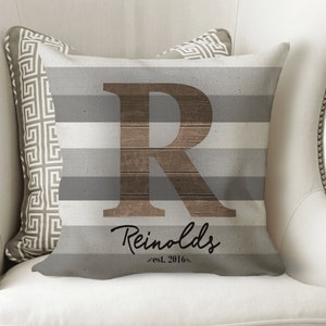 Personalized Family Gift - Family Name Gift - Anniversry Gift - Custom Throw Pillow - Wedding Gift - Family Heirloom - Living Room Decor
