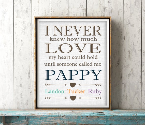 Download Fathers Day Gift Gift For Grandpa Personalized Fathers Day Etsy