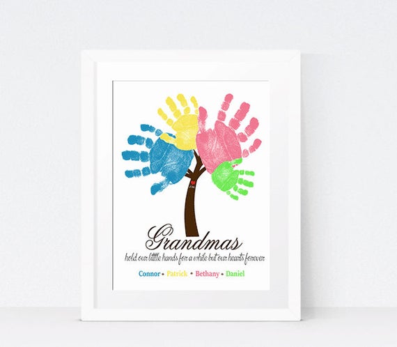 Gift Idea: Handprint Art with Oven Mitts