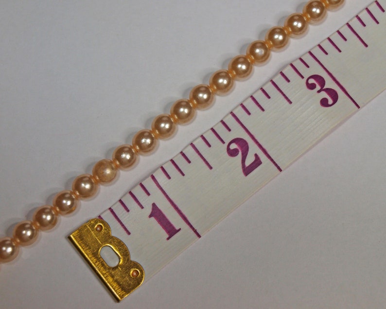 Vintage Single Strand Faux Pearl Necklace
