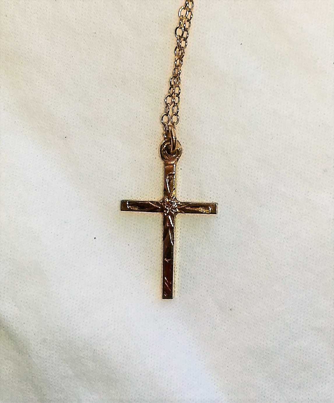 12 KT Goldfilled Cross Etsy