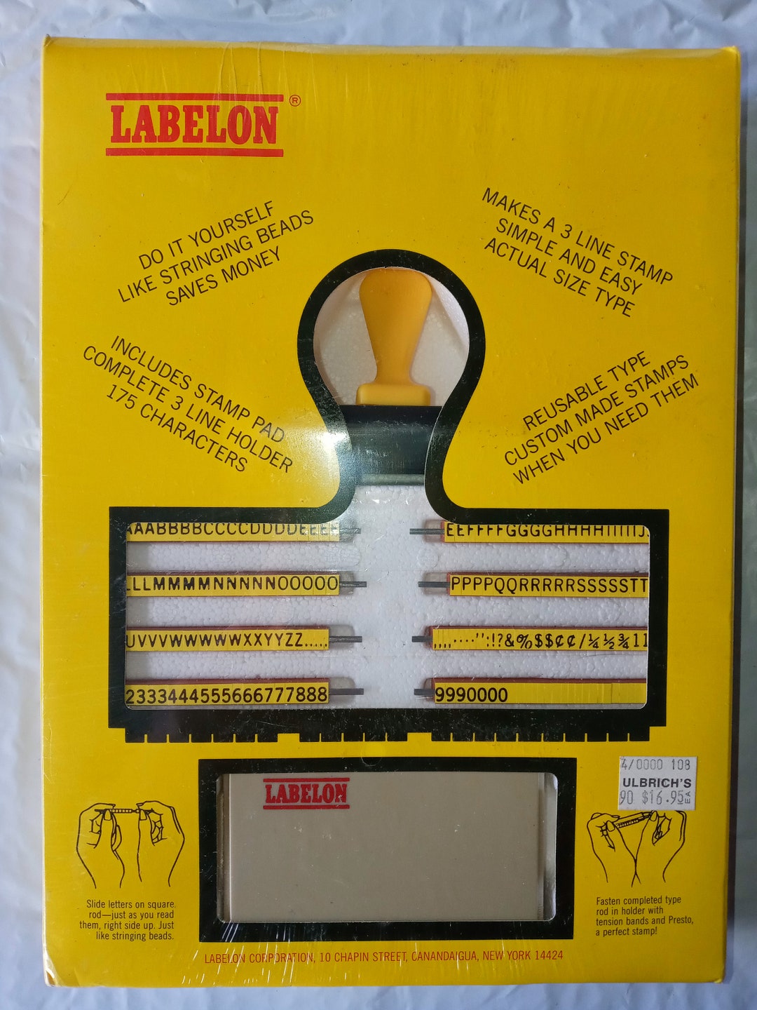 LABELON Rubber Stamp Kit Etsy