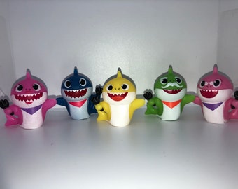 baby shark plastic figures