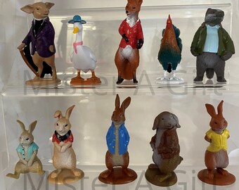 peter rabbit collectible figure set