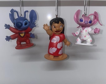 Disney Lilo i Stich zestaw 3 dziecięcych ozdób choinkowych