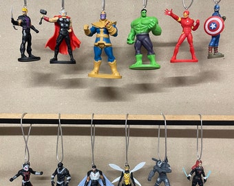 Avengers infinity wars set of 12 Childrens Characters Christmas Tree Decorations