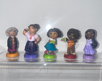 Mister A Gift Encanto set of 5 Plastic Cake toppers