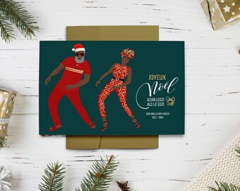Carte De Noel Etsy