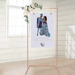 Mita (File digitale)/Cartello di benvenuto/Matrimonio tradizionale africano/Cancelleria per matrimoni/Illustrazione/Personalizzato/Matrimoni Camerun/Ndop atoghu/bamileke
