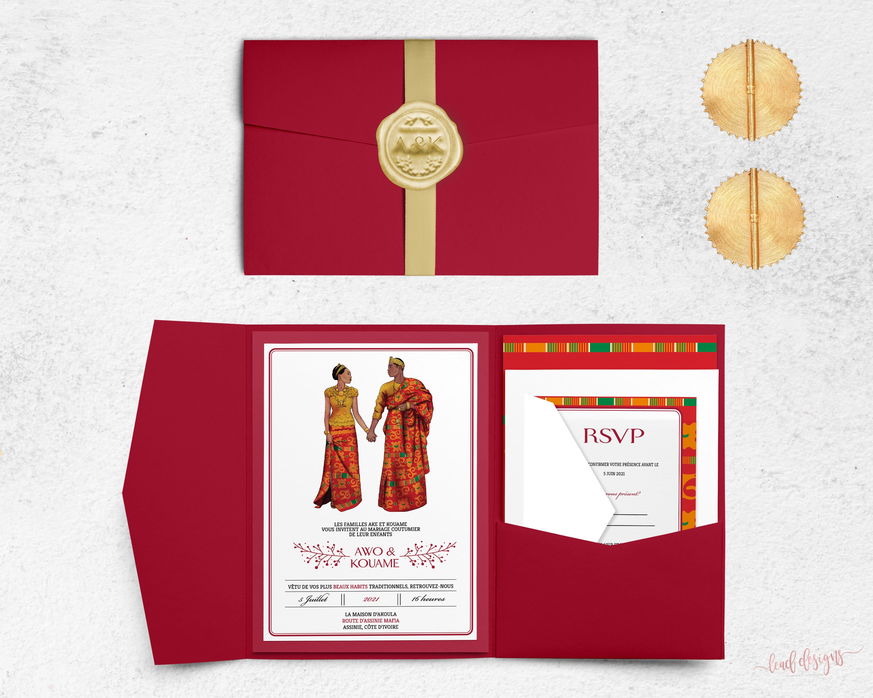 Ahou Digital File // Traditional Wedding Invitation // Etsy