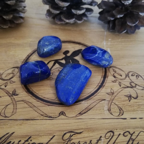 Lapis Lazuli, Tumbled Stones, Meditation Gift, December Birthstone, Loose Gemstones,