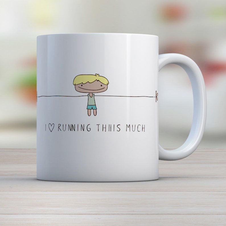 Personalized Gift for Runners Running Coffee Mug I Love Etsy