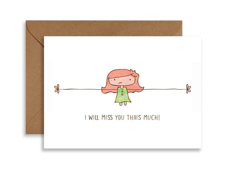 greeting cards farewell card for coworker goodbye card etsy