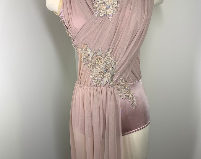 Lyrical Dance Costume, Lyrical Pink Dance Costume, Competition Dance