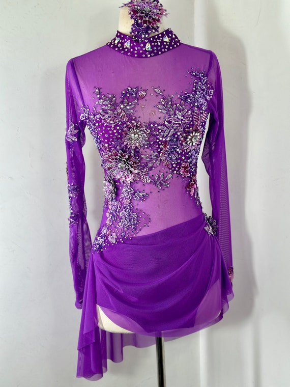 off the shoulder long sleeve homecoming dress ZAPAKA Women Printed Cute Homecoming Dress Off the Shoulder Purple A Line Tulle Short Prom Dress, Fuchsia / US2