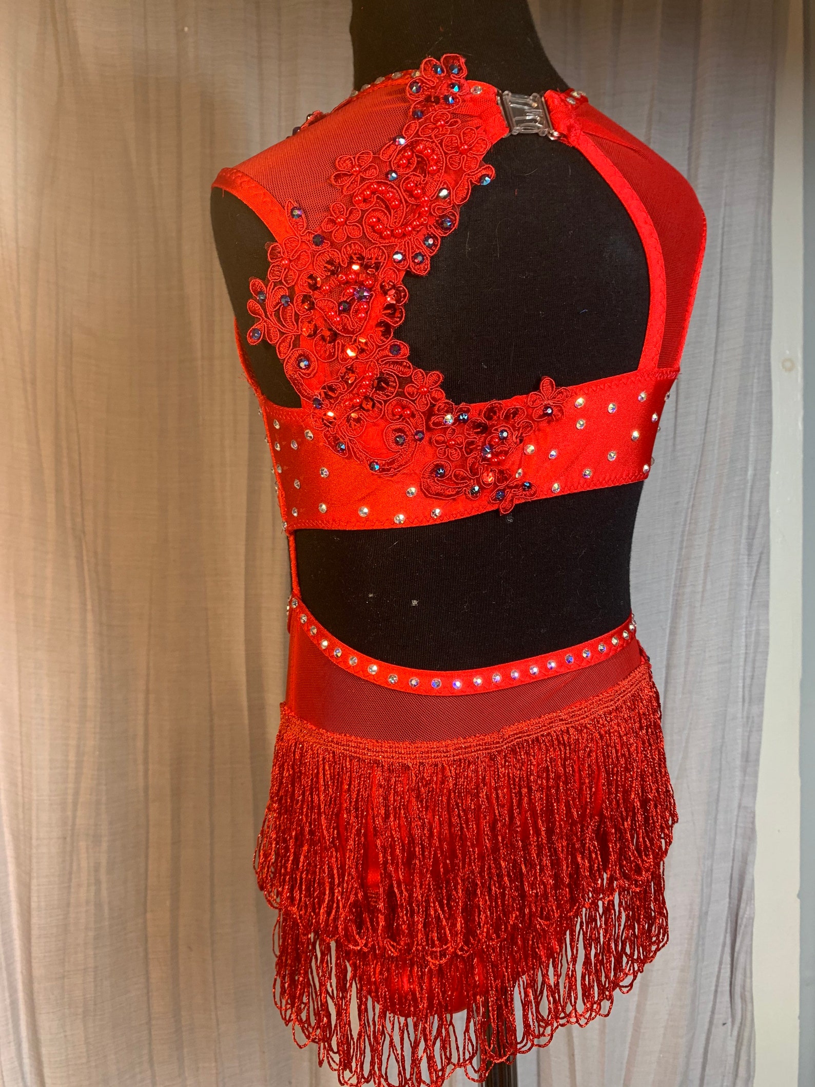Jazz dance costume red jazz Dance Costum red jazz dance Etsy